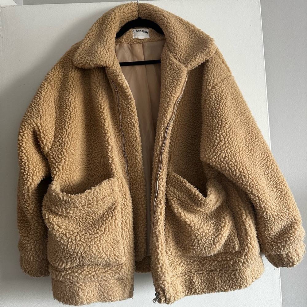 I Am Gia teddy jacket